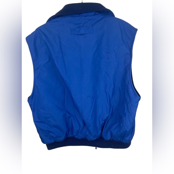 OshKosh Blue Lined Vintage Sleeveless Windbreaker Vest Mens Large GUC - Picture 2 of 10